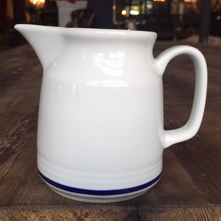 Большой молочник Синяя полоска, L Filo Blue Creamer Large