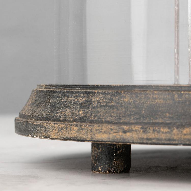 Статуэтка Стеклянный купол с игральными картами Glass Dome With Game Cards