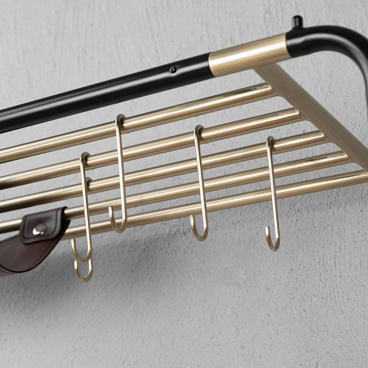 Чёрная напольная вешалка для одежды Лин Он Ми Lean On Me Clothes Rack Black