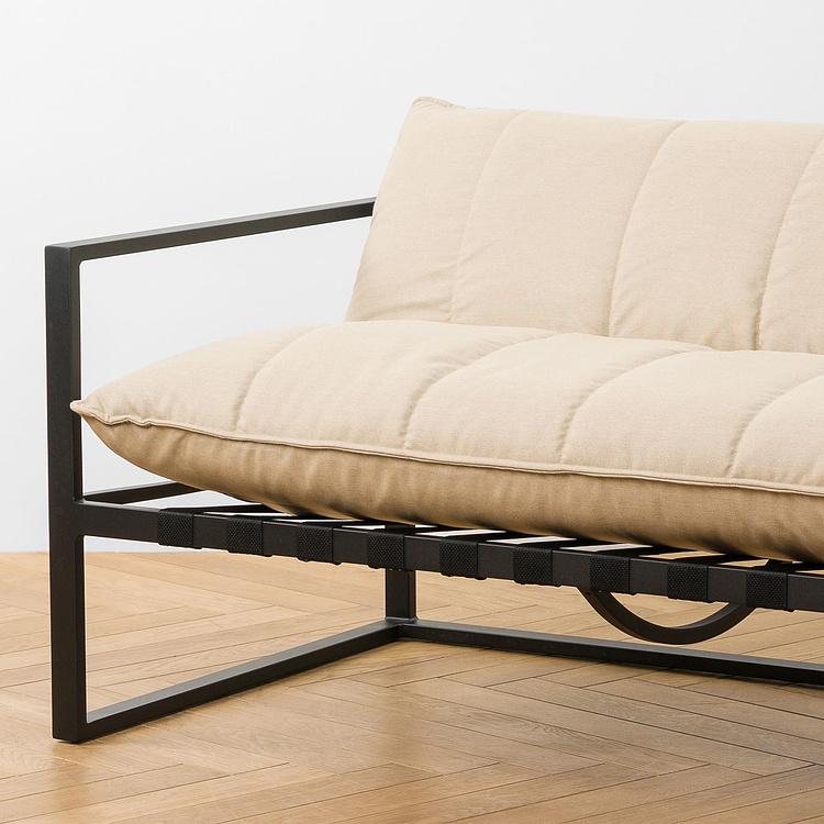 Двухместный садовый диван Риф Reef 2 Seater, Black