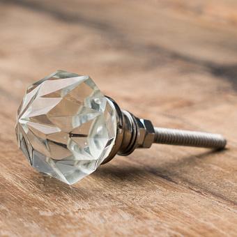 Clear Glass Anvers Knob 6
