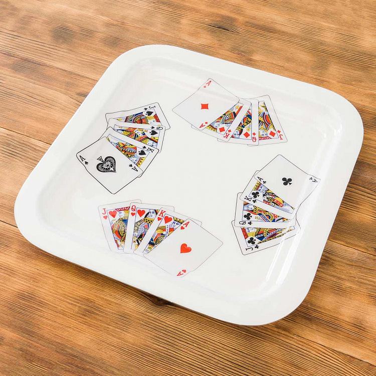 Поднос эмалированный Казино Casino Enameled Tray