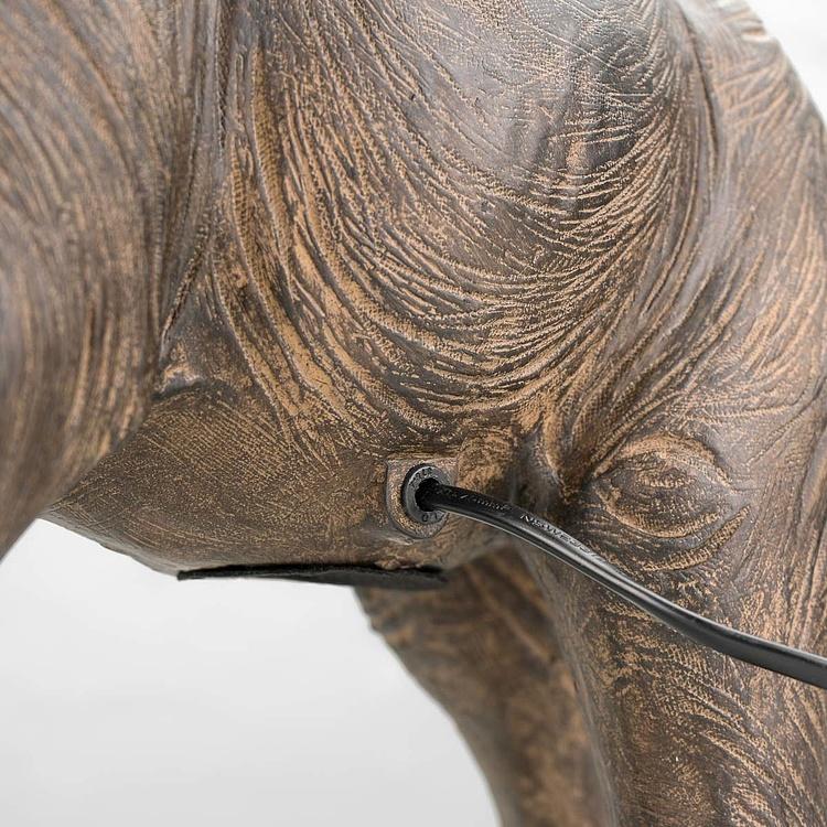 Настольная лампа с абажуром Слон Elephant Lamp Hati