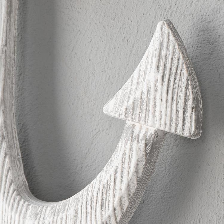 Подвесное украшение на верёвке Бежевый якорь Anchor With Rope Beige