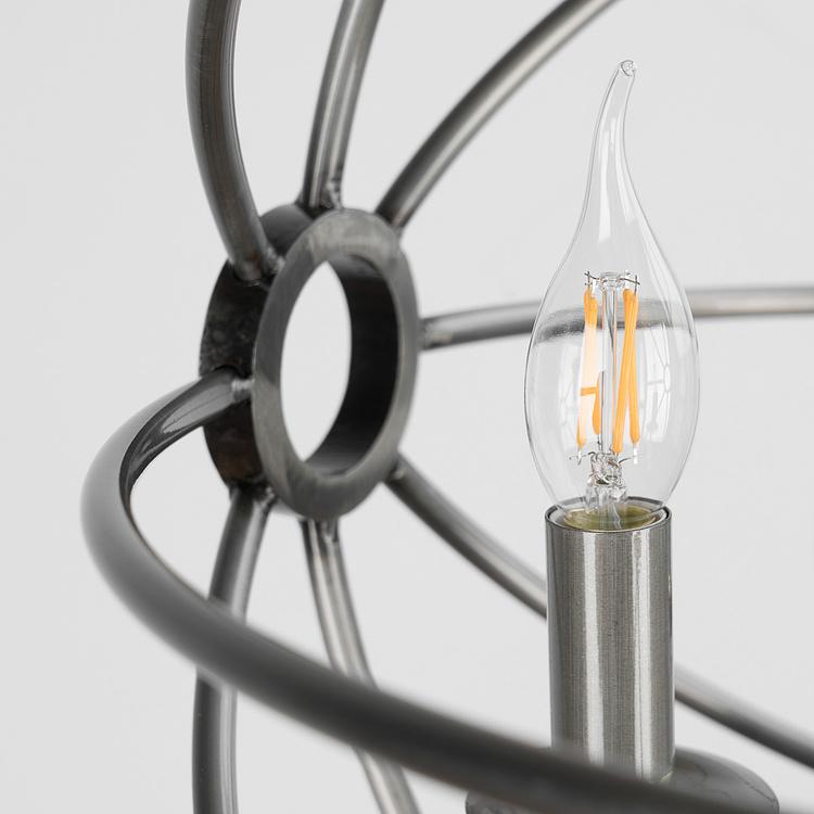 Торшер со столиком из мрамора и гироскопом Gyro Floor Lamp With Tray