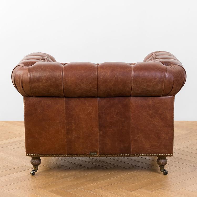 Кресло Сенат, коричневые ножки из ясеня Senate 1 Seater, Rustic Brown Ash PF
