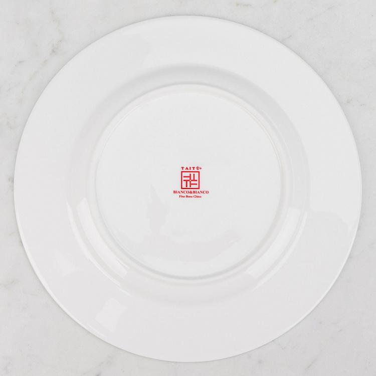 Десертная тарелка Белое на Белом Bianco And Bianco Dessert Plate