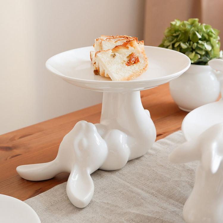 Сервировочная подставка Кролик, S Decorative Plate Rabbit Small