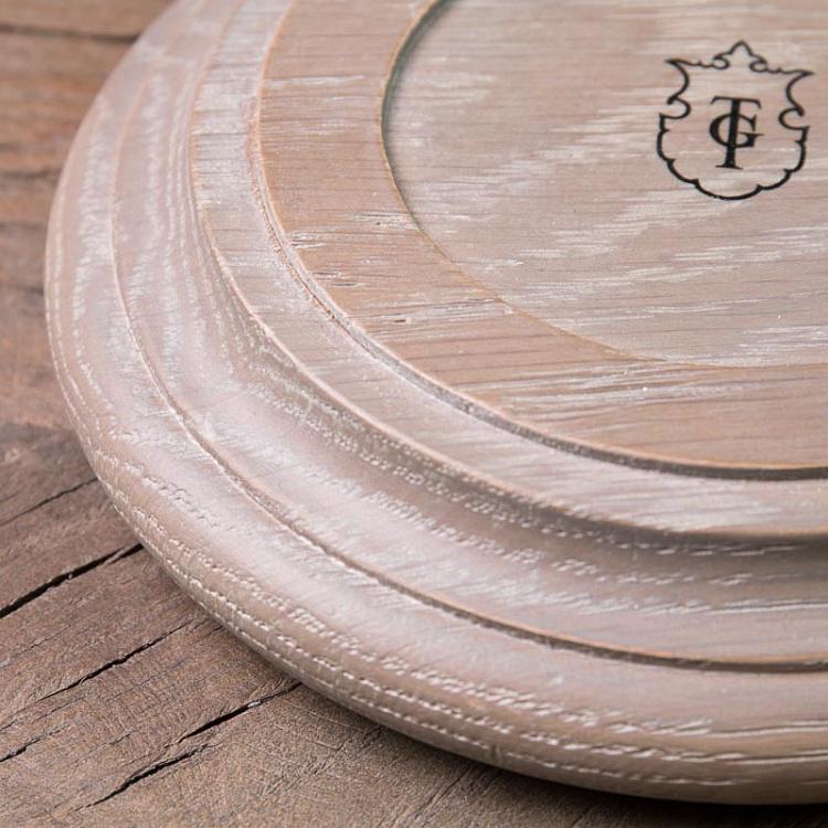 Дубовая подставка для свечи, S Candle Oak Plinth Holder Small