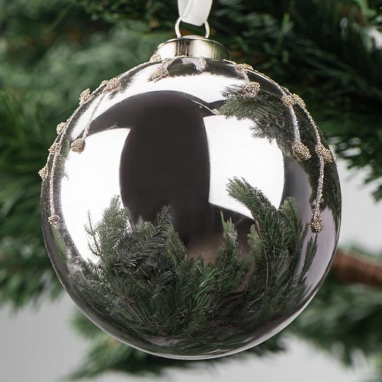 Ёлочная игрушка Сиреневый шар Ball Lilac 8 cm