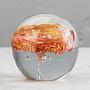 Пресс-папье Glass Paperweight Red Flower