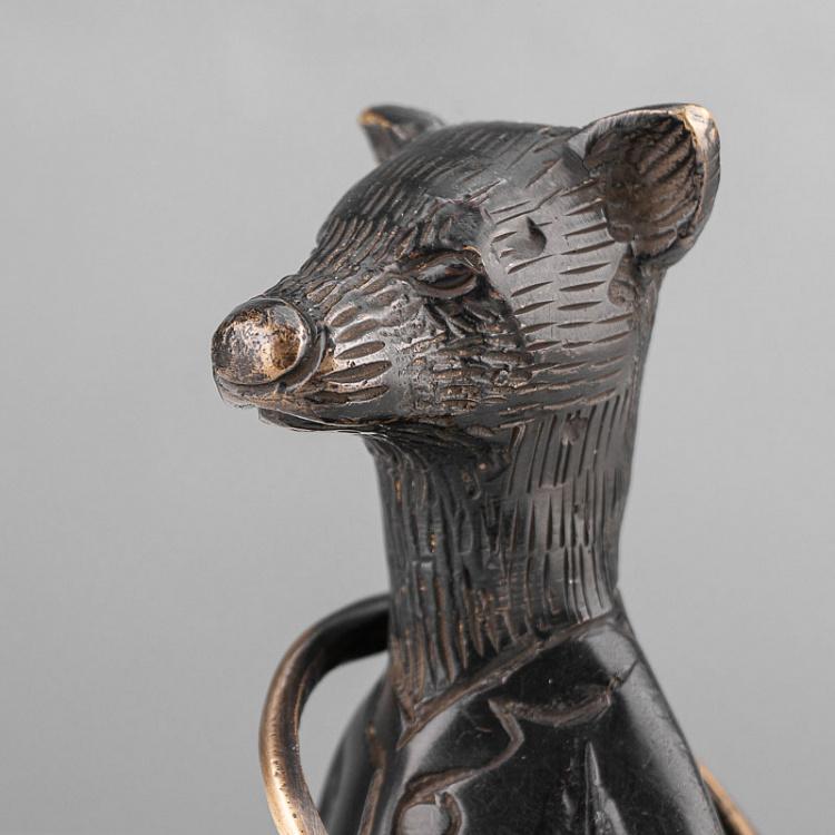 Статуэтка Барсук с горном Badger With Cor