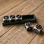 Игральные кости Big Box With 5 White And Black Dices