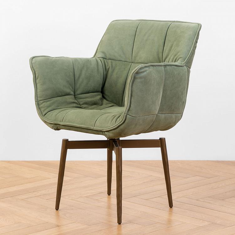 Кресло Центр, латунные ножки Center Armchair, Hammer Brass RM