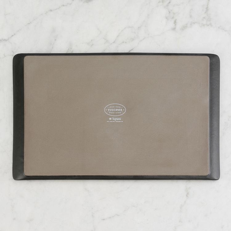 Прямоугольная тарелка Вулкания, XL Vulcania Rectangle Plate Extra Large