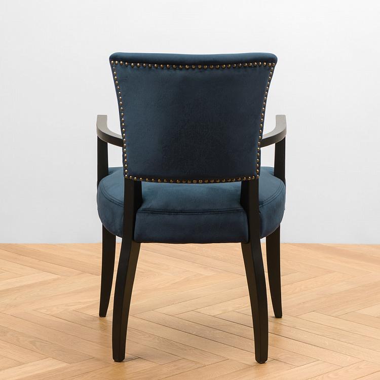 Стул Мами с подлокотниками, чёрные ножки Mami Dining Chair With Arms, Oak Black