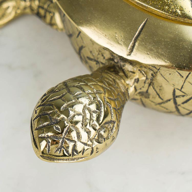 Шкатулка Золотистая мама-черепаха Turtle Box