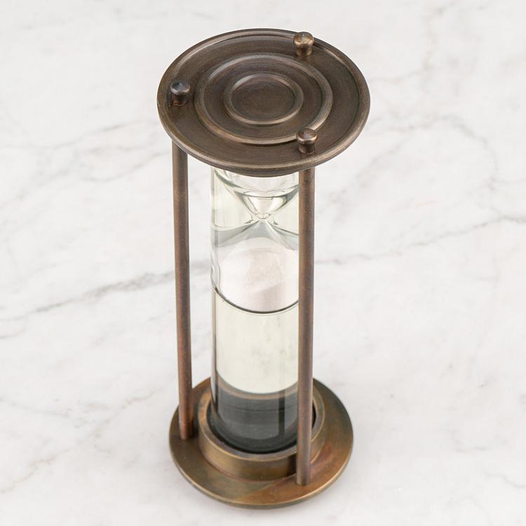 Декоративные песочные часы 2 Minutes Sandtimer Nickel Patina