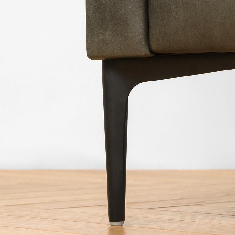 Трёхместный диван Вена Vienna 3 Seater, Black Matt Metal RM