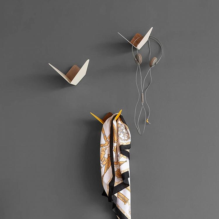 Крючок Бабочка шафранно-жёлтого цвета, M Butterflies Hook Medium Saffron Yellow