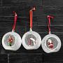 Набор из 3-х ёлочных игрушек Set Of 3 Xmas Figurines 10 cm