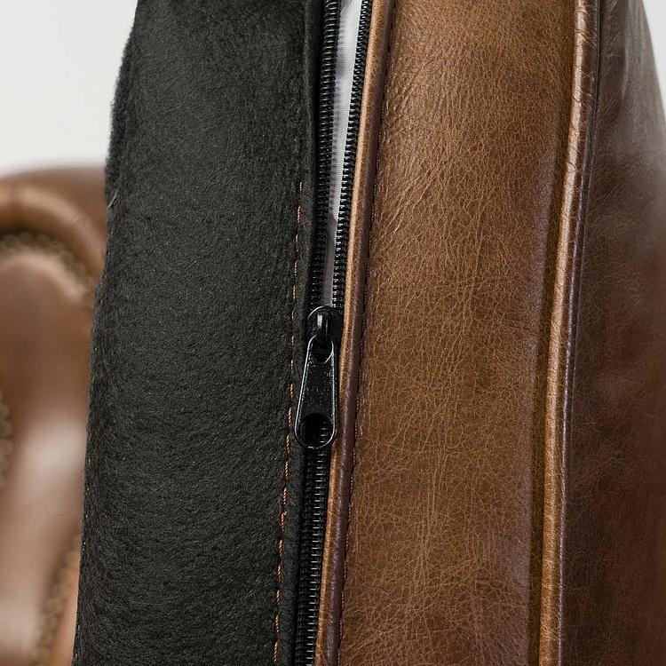 Трёхместный диван Парламент, красно-коричневые ножки Parlament 3 Seater, Red Brown Wood D