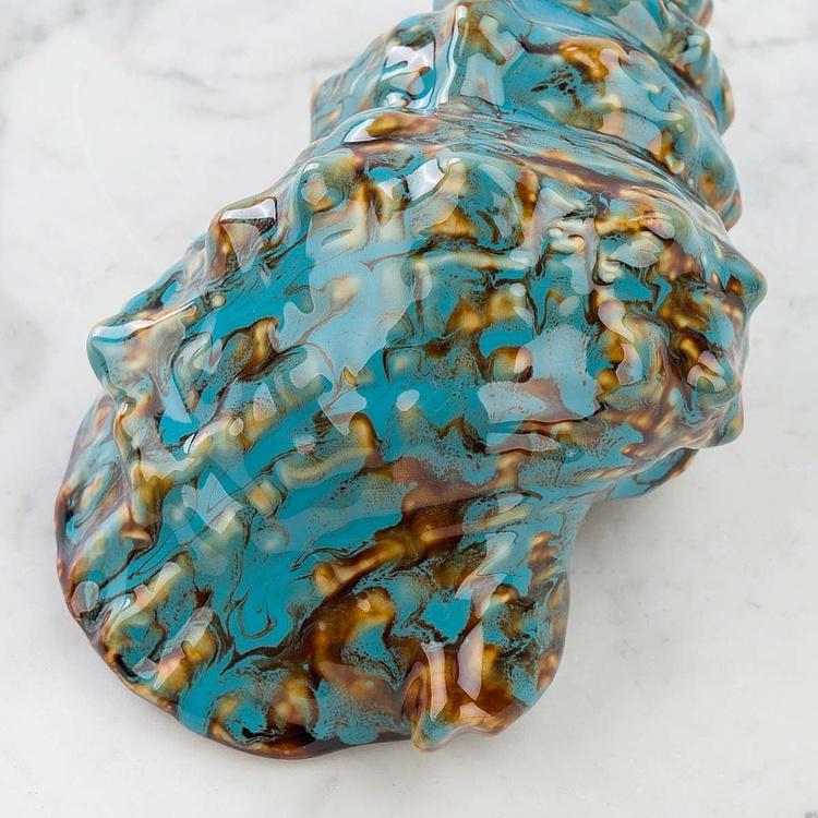 Статуэтка Синяя ракушка, M Decoration Shell Blue Medium