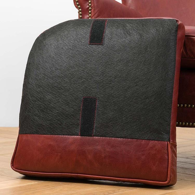 Двухместный диван Поль, чёрные ножки Paul 2 Seater, Black Wood D