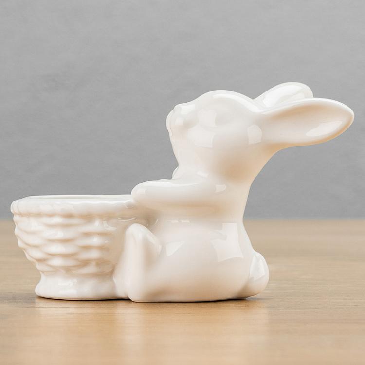 Подставка для яйца Кролик с корзинкой Rabbit With The Basket Egg Holder