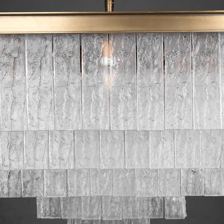 Квадратная люстра Барк с пятью кольцами Bark Square Pendant 5 Rings