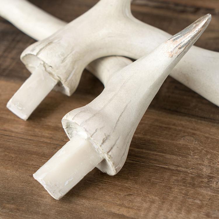 Статуэтка Белый олень White Deer Head On Stand