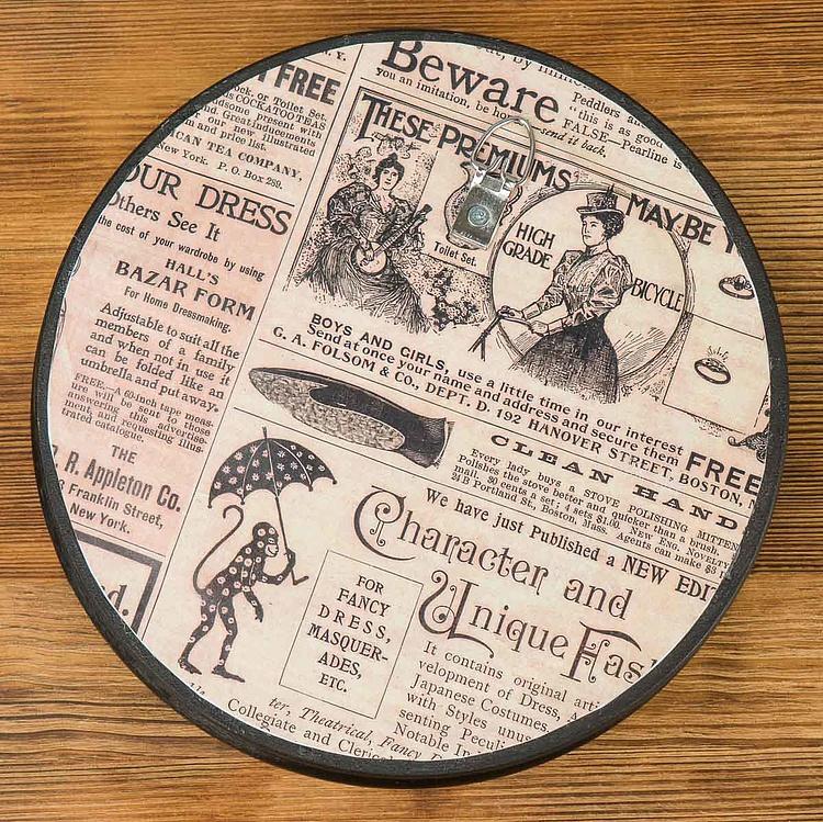 Картина в круглой раме Мышка Mouse Painting In Round Frame