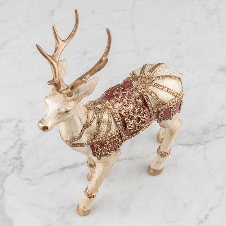 Новогодняя фигурка Золотистый олень 2 Deer Silver/Gold 2 36 cm