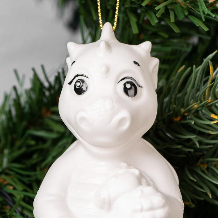Коллекционная ёлочная игрушка Дракоша Dragon Collectible Toy 13 cm