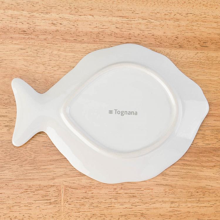 Белое сервировочное блюдо Рыбка Дори, S Dory Fish Plate Small White