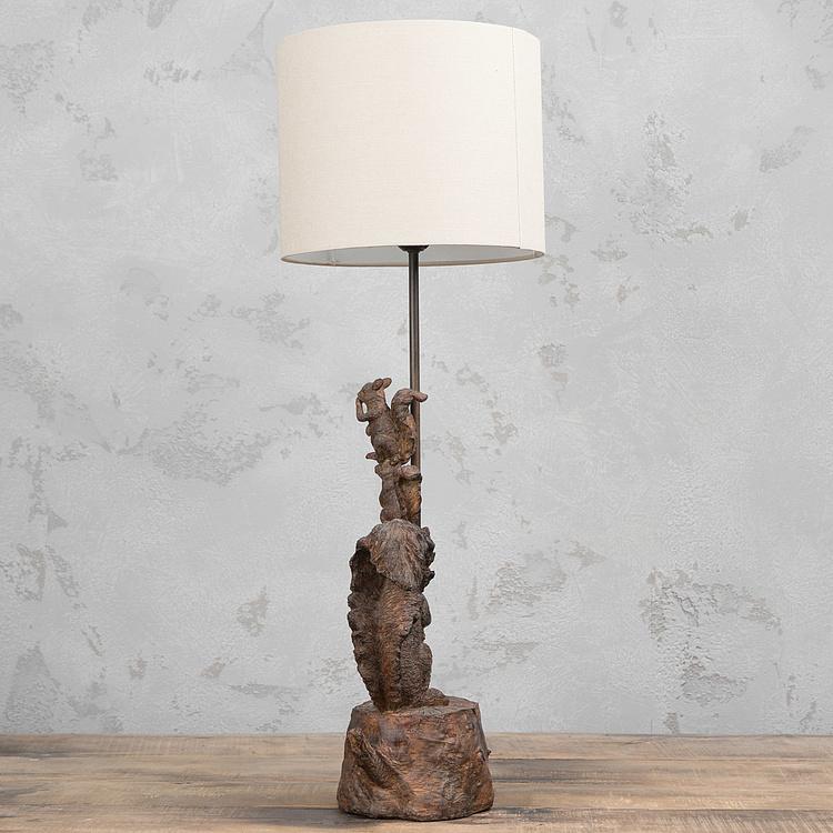 Настольная лампа Белки-акробаты Lamp Acrobat Squirrels With Shade