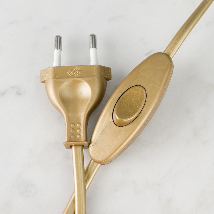 Настольная лампа с серым абажуром Две птицы Table Lamp With Gray Shade Two Birds