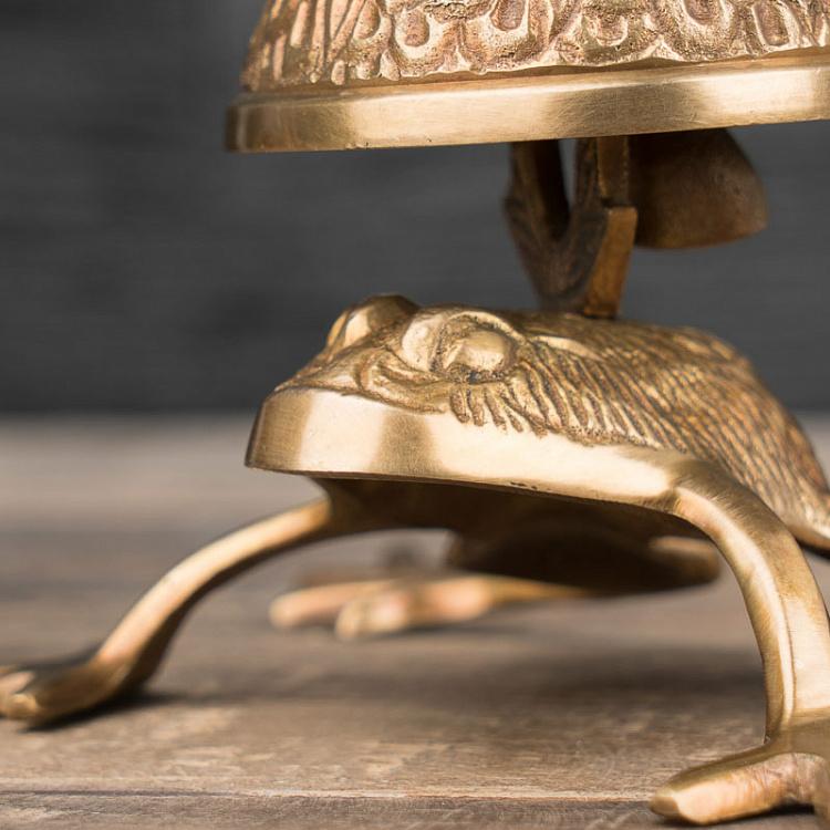 Настольный звонок Лягушка Golden Frog Bell