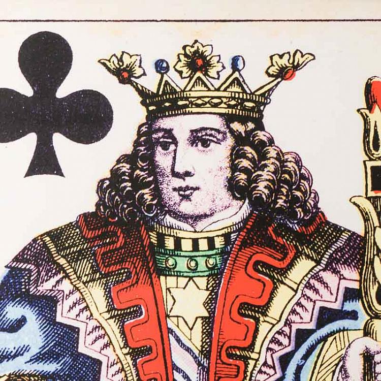 Картина-принт Трефовый Король Cards Konig Clubs