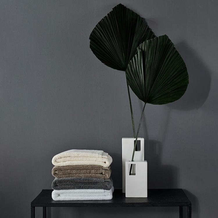 Тёмно-серое махровое полотенце для рук и лица Олимпия 50x100 см Olympia Hand Towel Dark Grey 50x100 cm