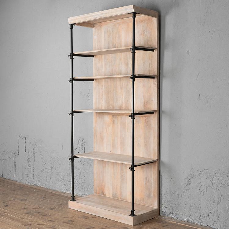 Стеллаж Карно Carnot Iron And Wood Shelf
