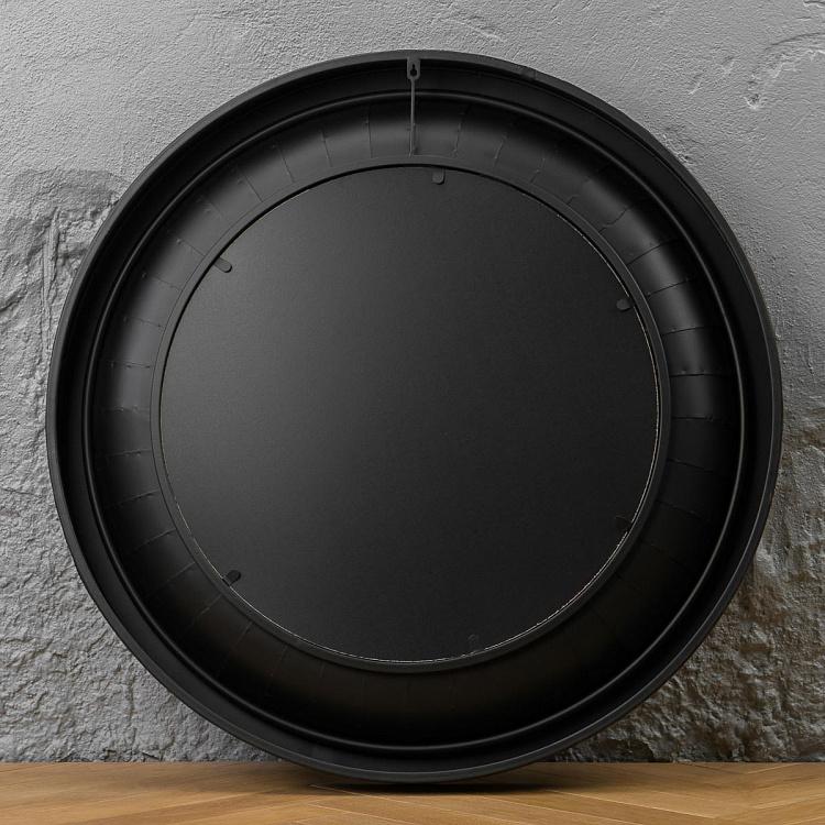 Круглое зеркало в металлической раме Одио Odio Round Metal Mirror