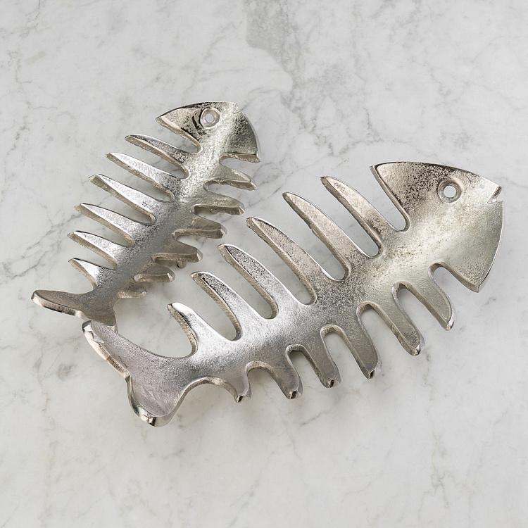 Набор из двух сервировочных блюд для фруктов Рыбные скелеты Set Of 2 Fruits Baskets Fish Skeleton