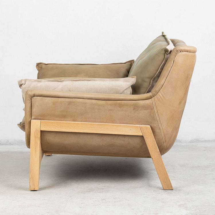 Кресло Вуднест, обратная стежка дисконт1 F302 Woodnest 1 Seater With Reverse Stitch discount1