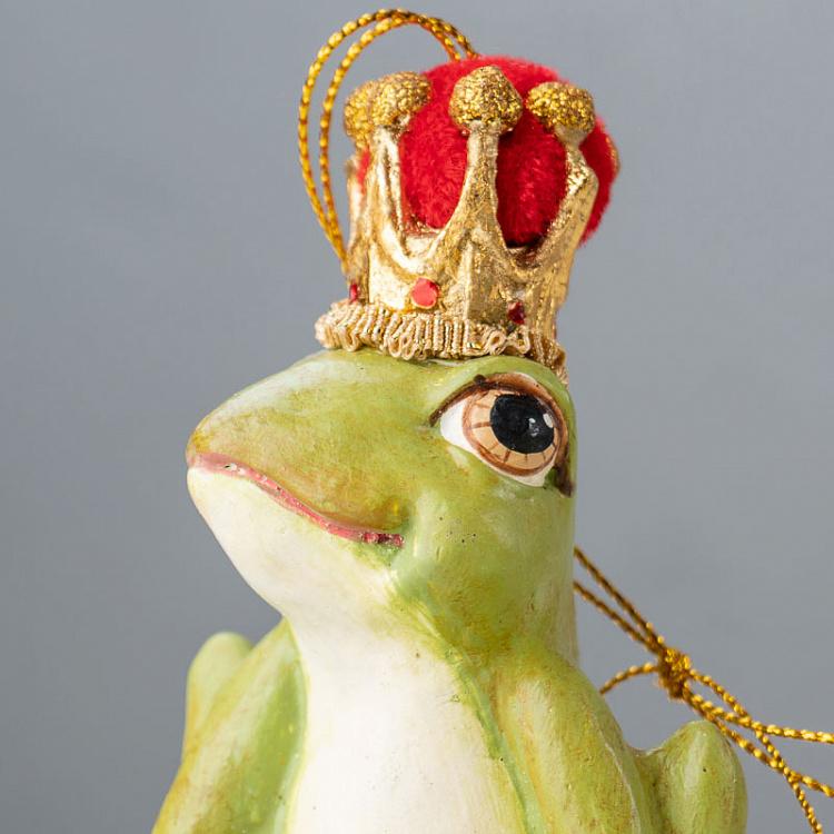 Набор из двух шкатулок Принц и принцесса лягушки Set Of 2 Frogs Prince On Box 13,5 cm