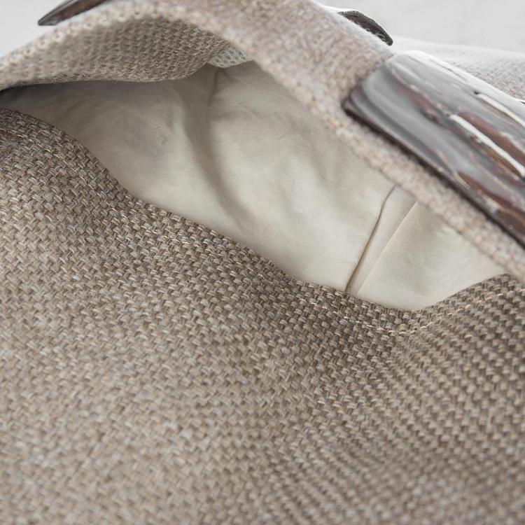 Декоративная льняная подушка 88 88 Cushion