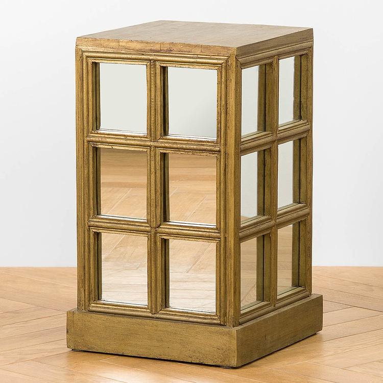 Прикроватный столик с зеркалами Фенестра  Fenestra Side Table