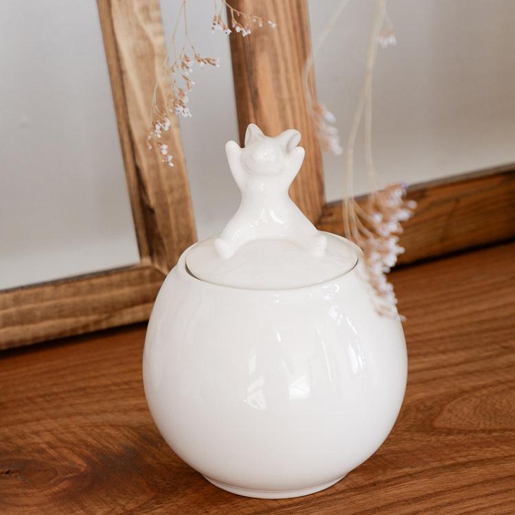 Сахарница с кроликом на крышке Rabbit On The Lid Sugar Bowl