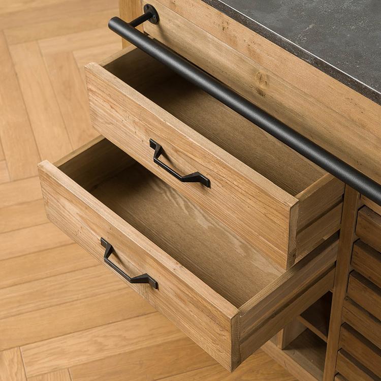 Раздвижной кухонный остров Карелия Karelia Kitchen Island DB