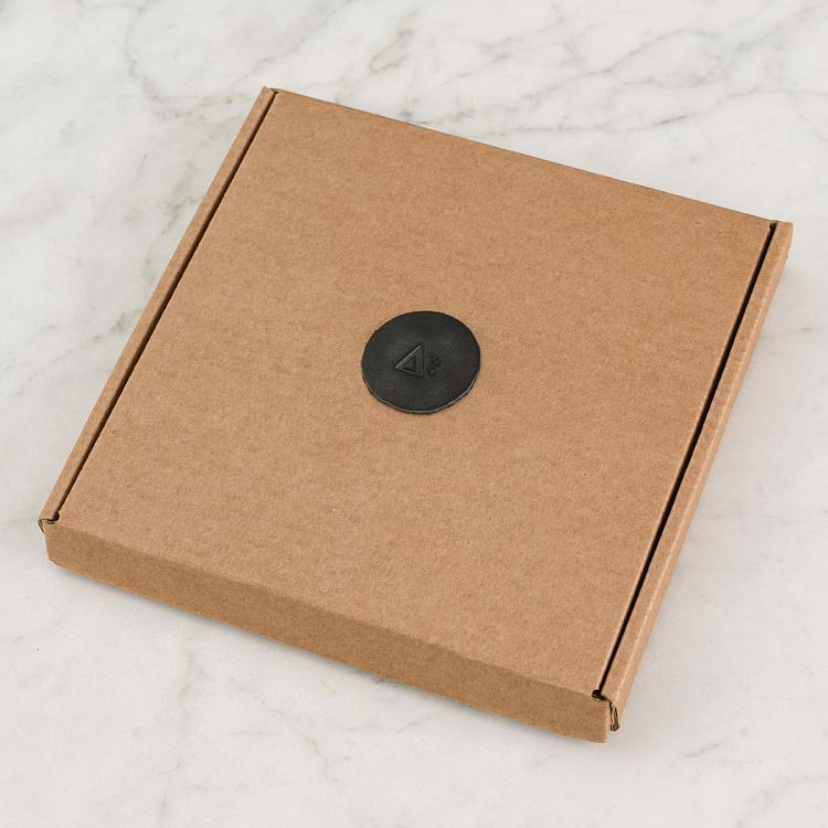 Набор из пяти круглых подставок под стаканы и чайник Нуар Олд Set Of 5 Round Coasters Noire Old